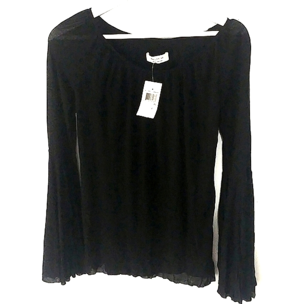 Bailey 44 Bell Sleeve Black Top